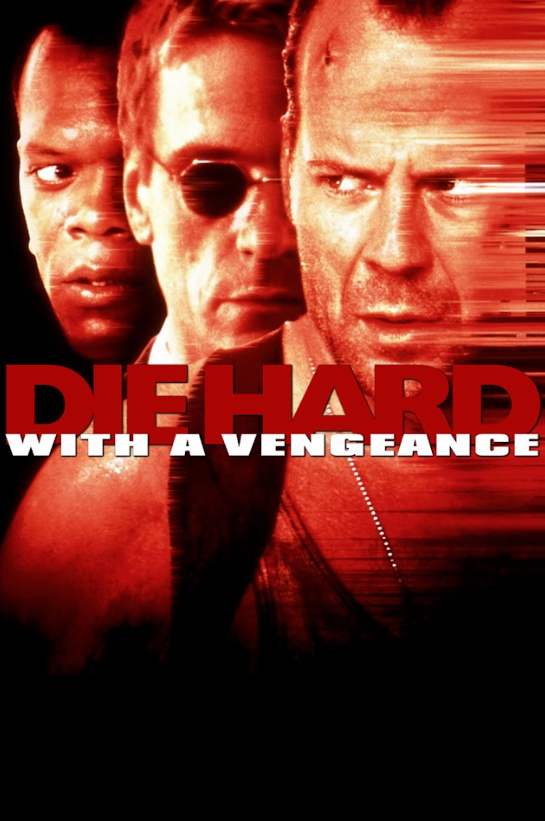 Die Hard with a Vengeance 1995 Poster 24x36 - Bruce Willis Action Thriller - PosterFire.com