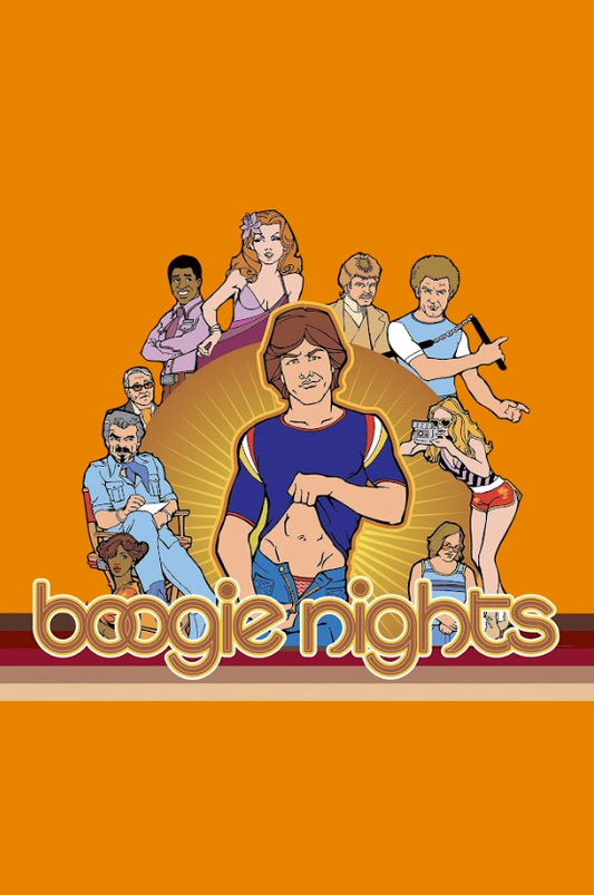 Boogie Nights 1997 Poster 24x36 Paul Thomas Anderson Drama Classic Art - PosterFire.com