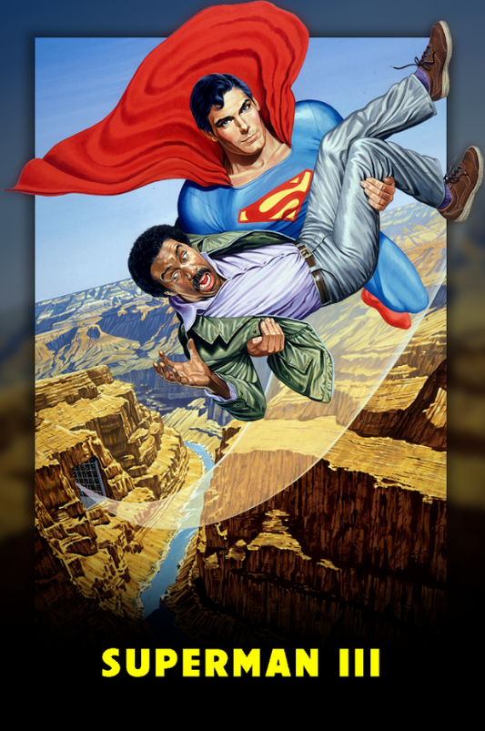 Superman III (1983) 24x36 Movie Poster, Christopher Reeve, Action Comedy - PosterFire.com