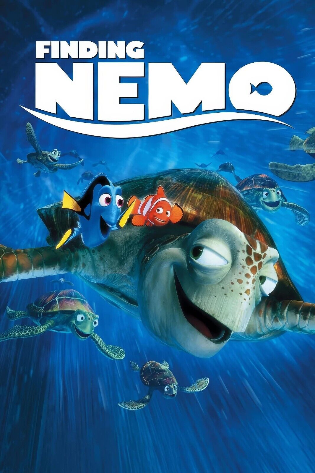 Finding Nemo Poster - Animated Adventure Classic, 2003, 24x36 4K Ultra HD! dory