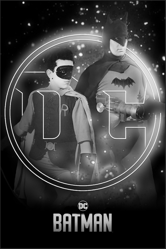 Batman 1943 Poster 24x36 Classic Serial Batman & Robin Adventure Art Print