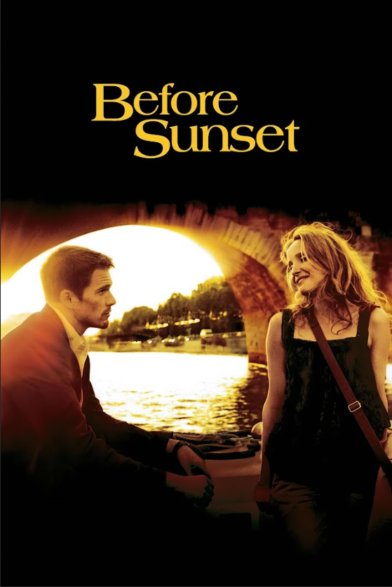 Before Sunset 2004 Poster 24x36 - Romantic Drama, Paris Love Story Art