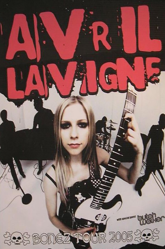 Avril Lavigne Poster 24x36 - Pop Punk Star, Music Icon, Sk8er Boi, Rock Hits - PosterFire.com