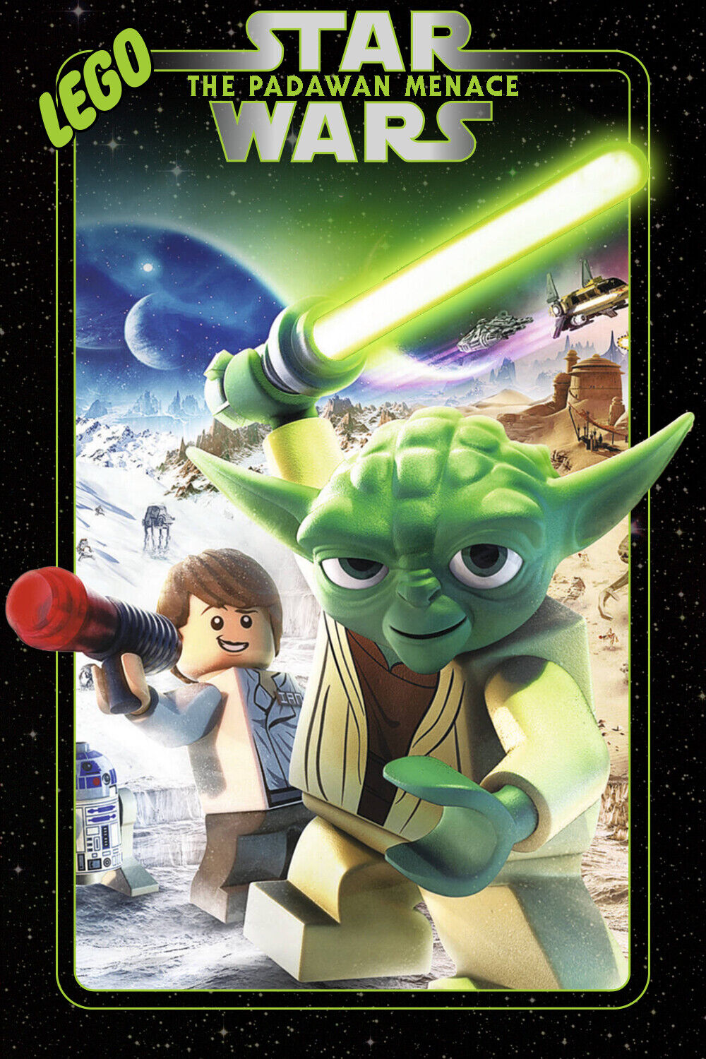 LEGO Star Wars Padawan Menace (2011) Poster 24x36 - Epic Jedi Adventure - PosterFire.com