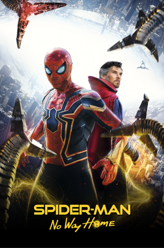 Spider-Man: No Way Home (2021) 24x36 Movie Poster Marvel Superhero Action