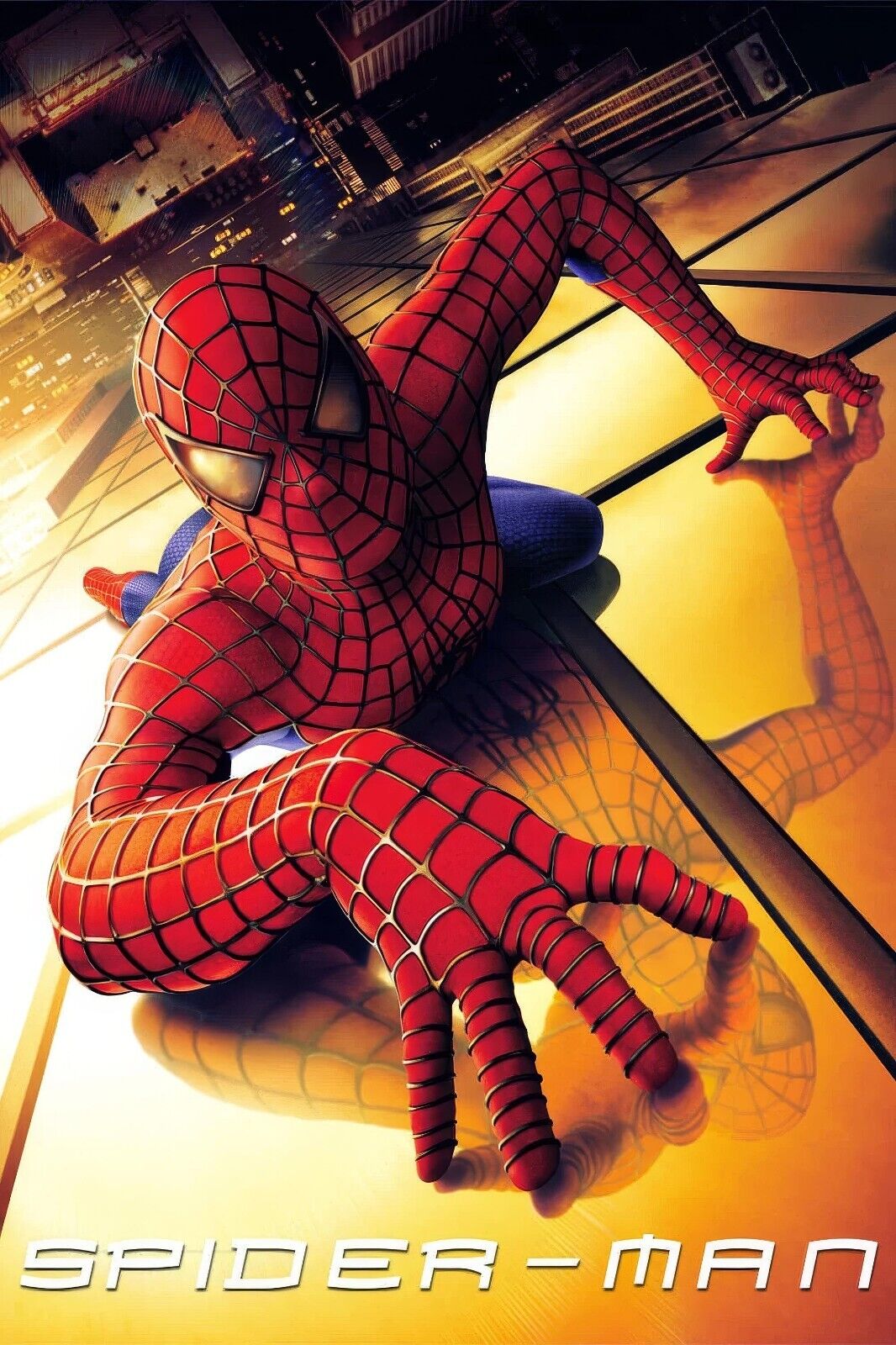 Spider-Man Poster 24x36 - Tobey Maguire, Willem Dafoe, 2002 4K spider man Goblin