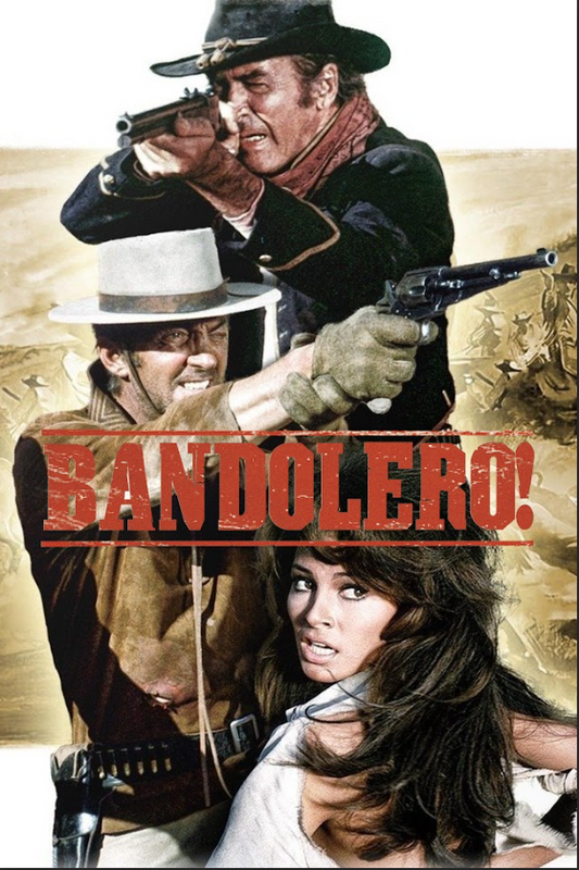 Bandolero! 1968 Poster 24x36 James Stewart Raquel Welch Western Film Art