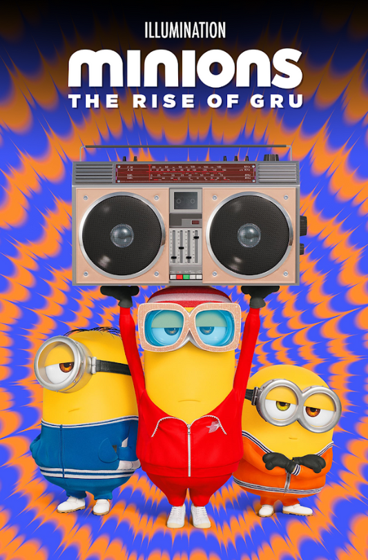 Minions: The Rise of Gru 2022 Movie Poster 24x36 | Animated Comedy | Prequel