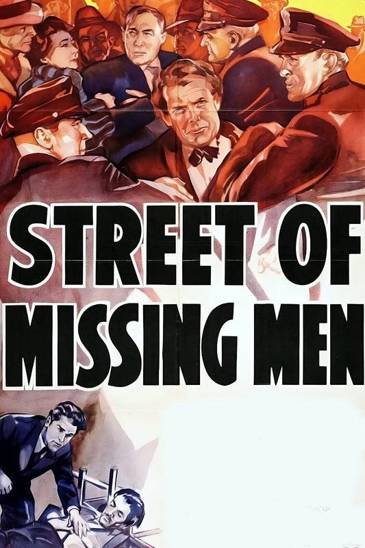 Street of Missing Men 1939 Vintage Movie Poster 24x36 | Crime Drama, Classic - PosterFire.com