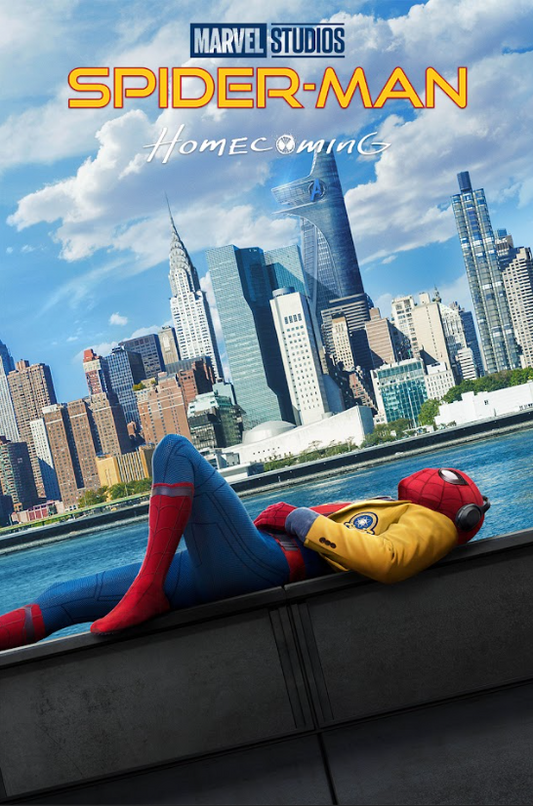 Spider-Man: Homecoming (2017) 24x36 Movie Poster, Tom Holland, Action Adventure - PosterFire.com