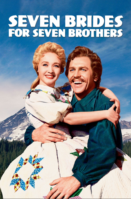 Seven Brides for Seven Brothers 1954 Movie Poster 24x36 - Classic Musical