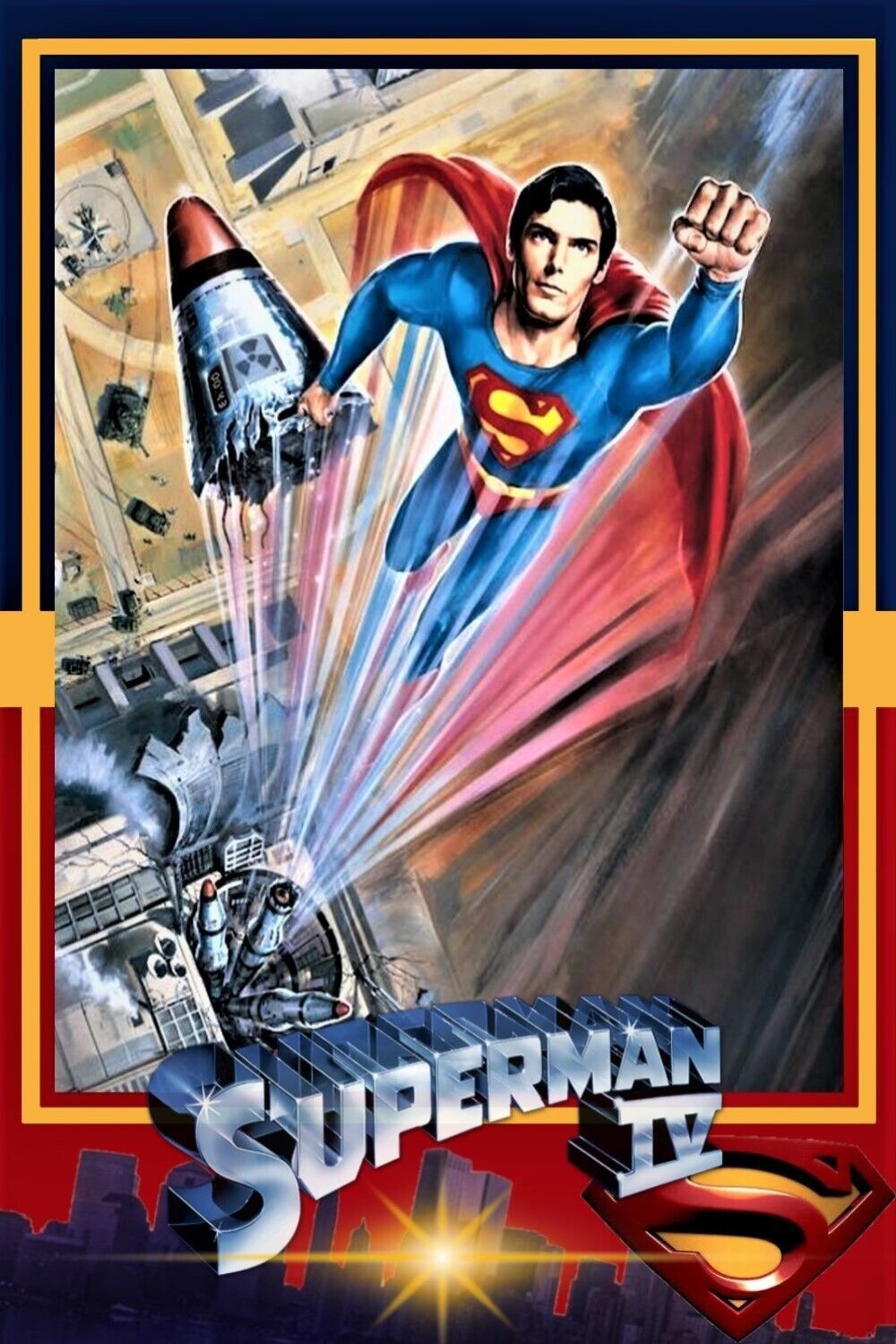 Superman IV: The Quest for Peace 1987 Movie Poster 24x36 Superhero Action Sci-Fi - PosterFire.com