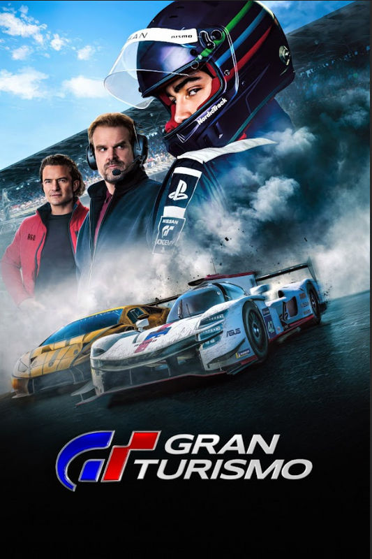 Gran Turismo (2023) Movie Poster 24x36 High-Speed Racing Action