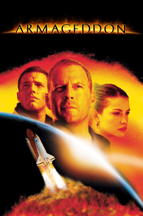 Armageddon 1998 Poster 24x36 - Bruce Willis, Space Action, Sci-Fi Disaster - PosterFire.com