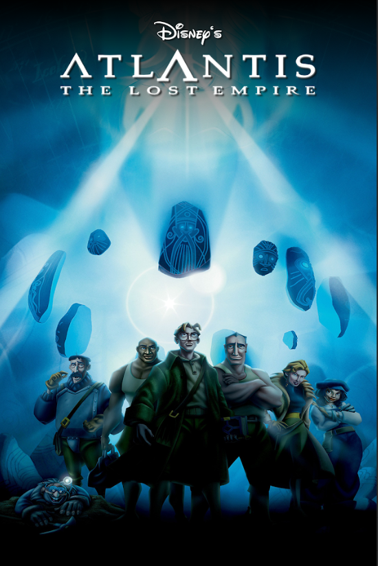 Atlantis: The Lost Empire (2001) Poster - 24x36 | Disney Animated Adventure