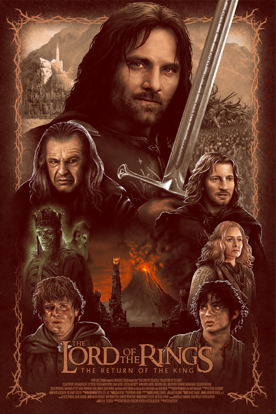 The Lord of the Rings The Return of the King 2003 Poster 24x36 - Epic Fantasy Fi - PosterFire.com