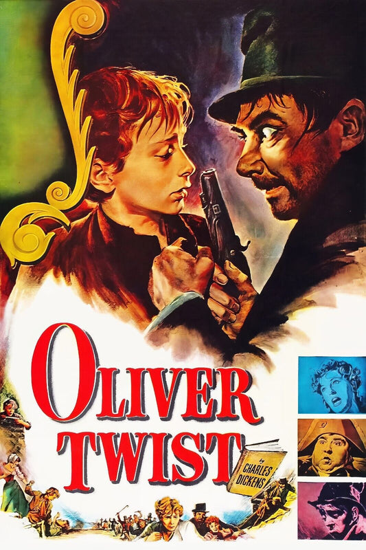 Oliver Twist (1948) 24x36 Movie Poster - British Drama, Alex Guinness, Classic - PosterFire.com