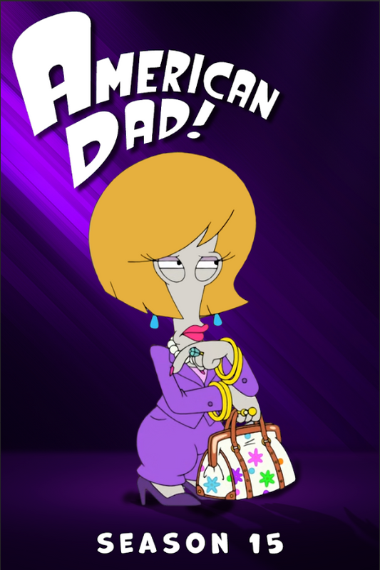 American Dad! (2005) - Season 15 24x36 Poster - Animated Comedy Rare Poster - PosterFire.com