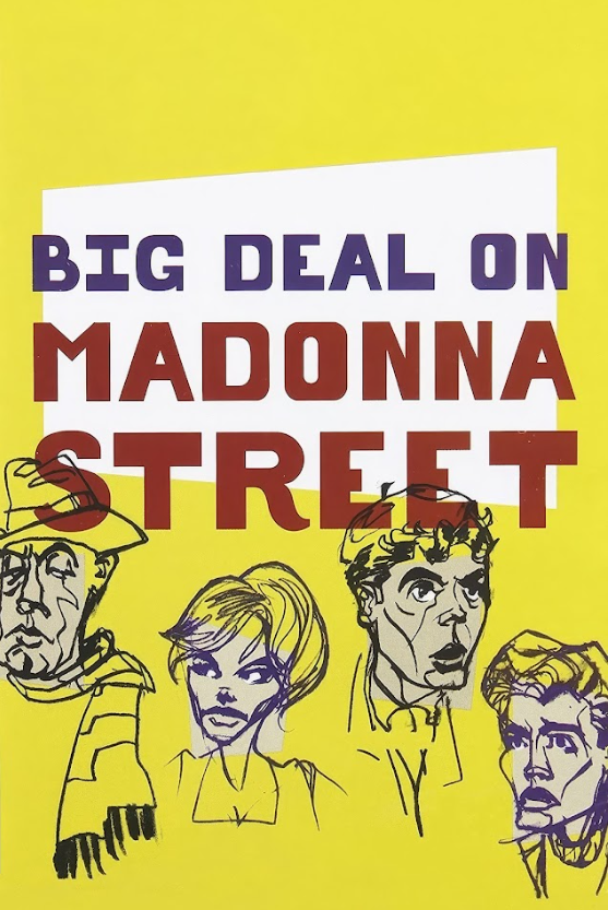 Big Deal on Madonna Street 1958 Poster 24x36 - Italian Comedy, Classic Film Art - PosterFire.com