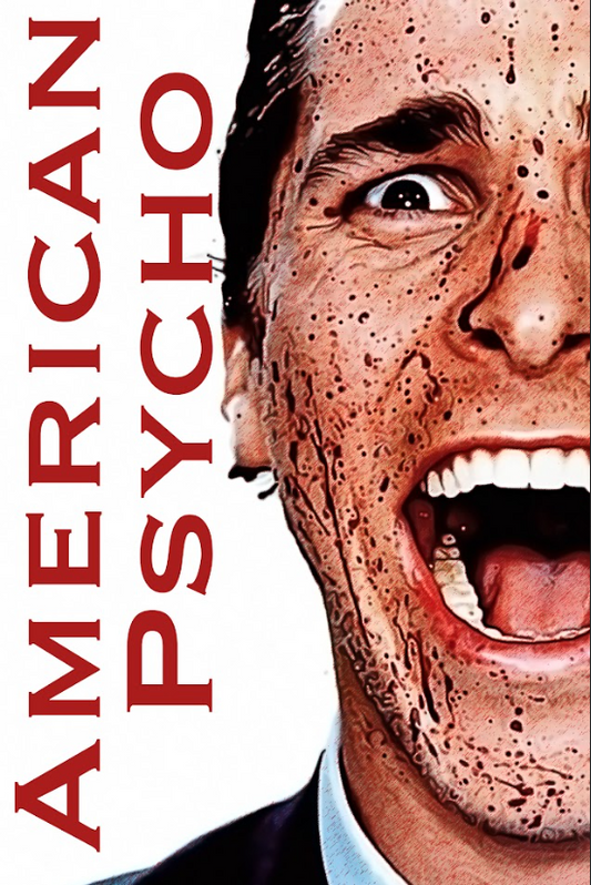 American Psycho (2000) 24x36 Poster - Christian Bale, Psychological Thriller - PosterFire.com