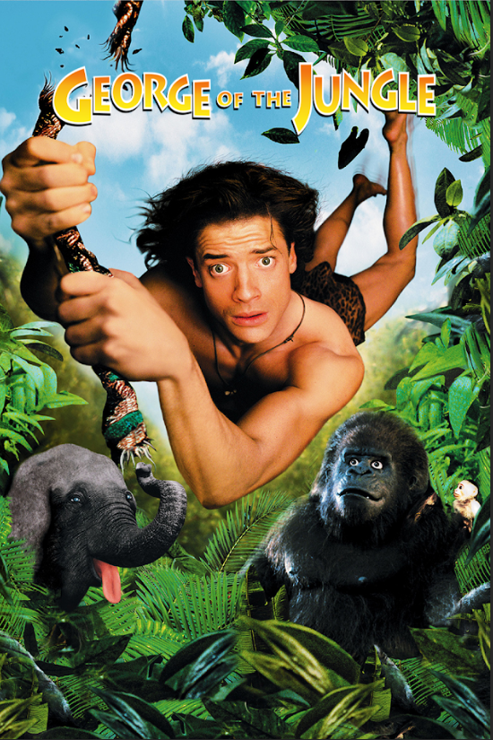 George of the Jungle 1997 Poster 24x36 - Brendan Fraser Comedy Adventure Jungle - PosterFire.com