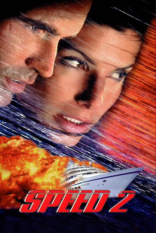 Speed 2 Cruise Control 1997 Poster 24x36 - Sandra Bullock Action Thriller Cruise - PosterFire.com