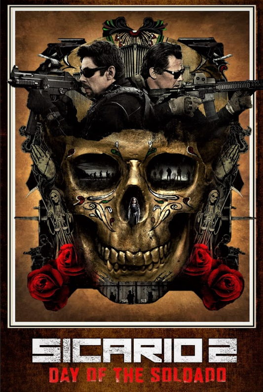 Sicario: Day of the Soldado 2018 Movie Poster 24x36 - Benicio del Toro - Action