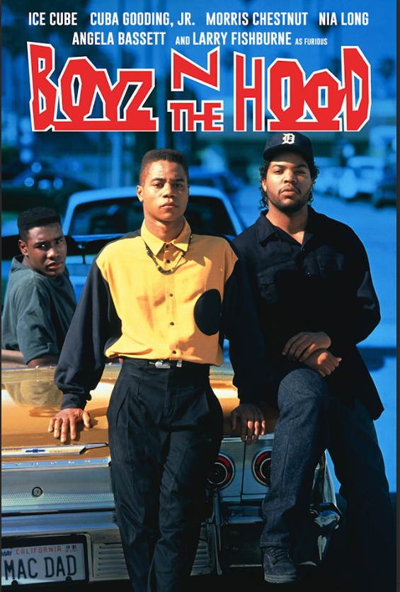 Boyz n the Hood (1991) 24x36 Poster Ice Cube Drama Crime Classic Retro Film