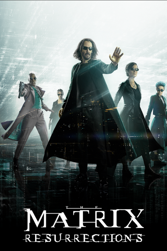 The Matrix Resurrections 2021 Movie Poster 24x36 Keanu Reeves Sci-Fi Action Film - PosterFire.com