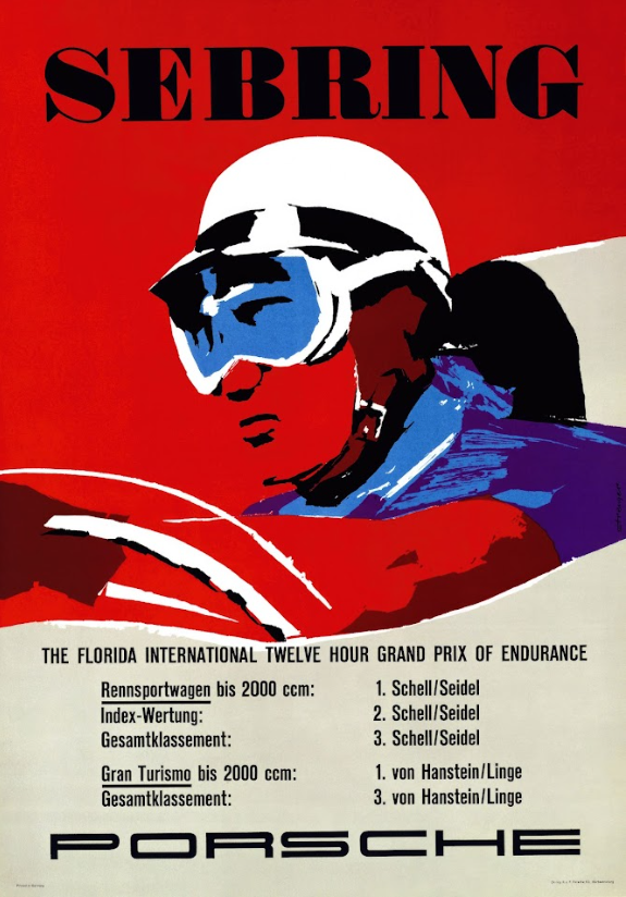 Sebring Car Racing Poster 24x36 – Vintage Motorsport Art, Iconic Racing Event De - PosterFire.com