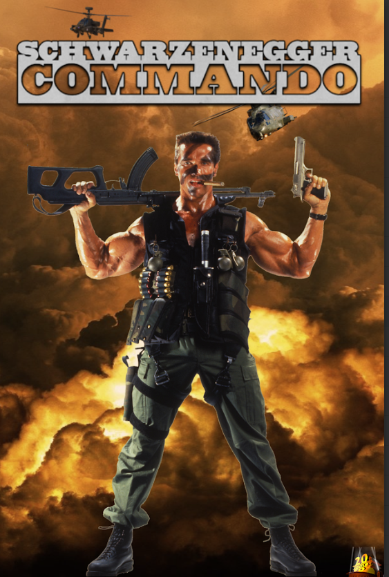 Commando 1985 Poster 24x36 - Schwarzenegger, Action Packed Adventure - PosterFire.com