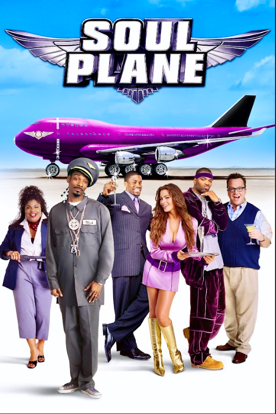 Soul Plane 2004 Movie Poster 24x36 - Kevin Hart - Comedy - Hilarious Airplane - PosterFire.com