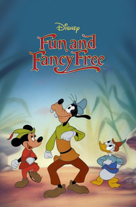 Fun and Fancy Free 1947 Movie Poster 24x36 | Disney Animated Classic | Adventure