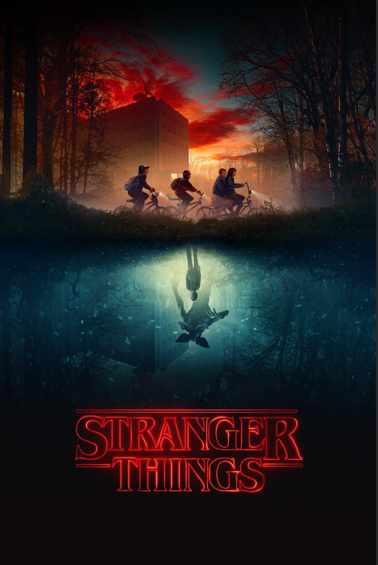 Stranger Things (2016) 24x36 Poster Netflix Original Retro Horror Sci-Fi Art