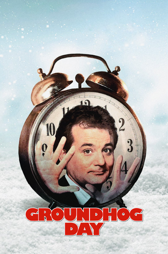 Groundhog Day 1993 Poster 24x36 - Bill Murray Comedy Fantasy Time Loop Classic - PosterFire.com