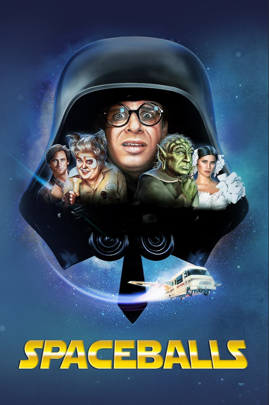 Spaceballs 1987 Movie Poster 24x36 - Mel Brooks Sci-Fi Parody Comedy Classic - PosterFire.com