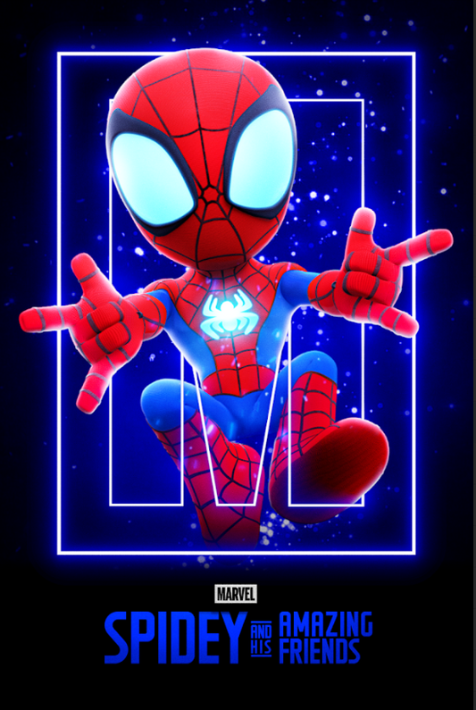 Marvel's Spidey and His Amazing Friends 2021 Poster 24x36 - Superhero Kids - PosterFire.com