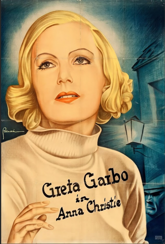 Anna Christie (1930) Poster - 24x36 | Greta Garbo | Classic Drama | Vintage Film