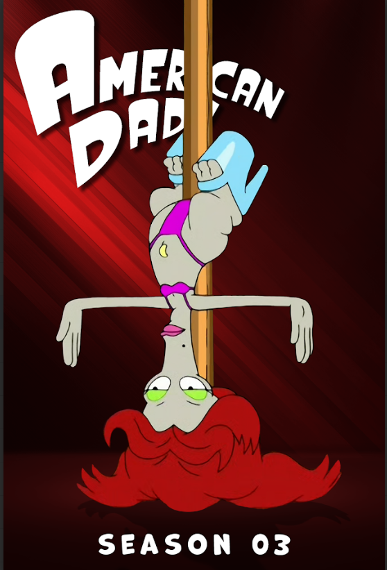 American Dad! (2005) - Season 3 24x36 Poster - Animated Comedy, Rare Collectible - PosterFire.com