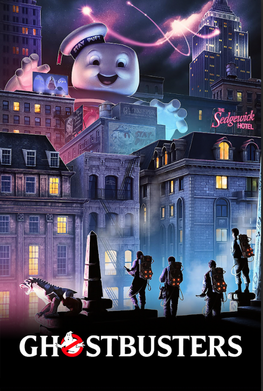 Ghostbusters 1984 Poster 24x36 - Classic Sci-Fi Comedy, Ghost-Hunting Team - PosterFire.com