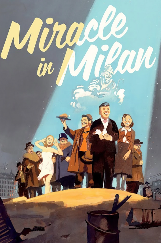 Miracle in Milan 1951 Movie Poster 24x36 - Italian Fantasy, Neorealism, Upliftin - PosterFire.com