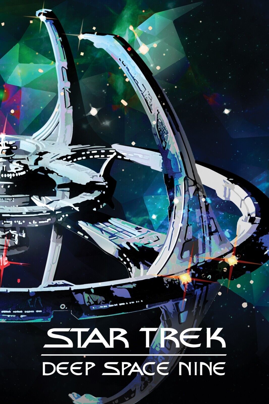 Star Trek: Deep Space Nine 1993 Poster 24x36 TV Series Sci-Fi Adventure Classic - PosterFire.com