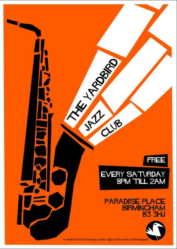 The Yardbird Jazz Club Poster 24x36 - Iconic Venue, Classic Jazz, Vintage Art