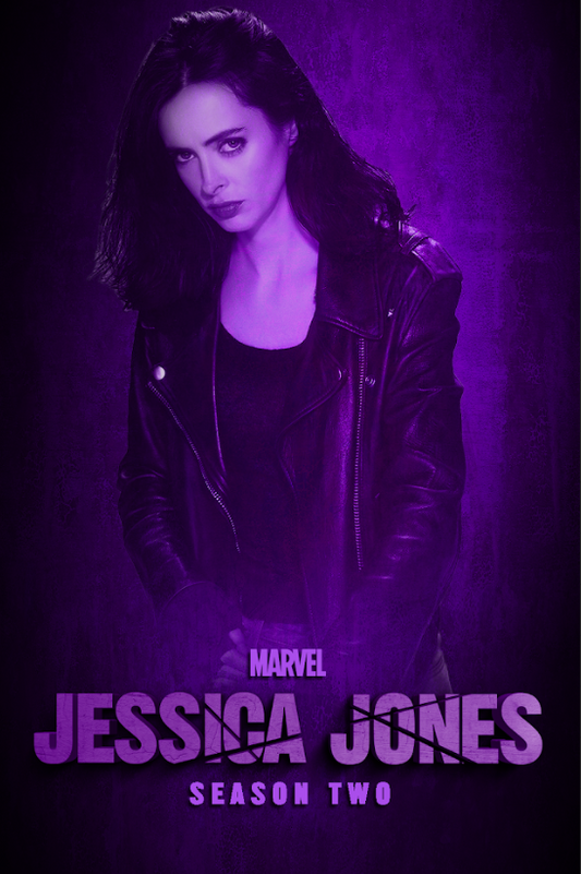 Marvel's Jessica Jones Season 2 Poster 24x36 - Darker Adventures with Jessica's - PosterFire.com