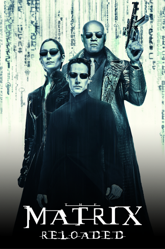 The Matrix Reloaded 2003 Movie Poster 24x36 Keanu Reeves Sci-Fi Action Classic - PosterFire.com