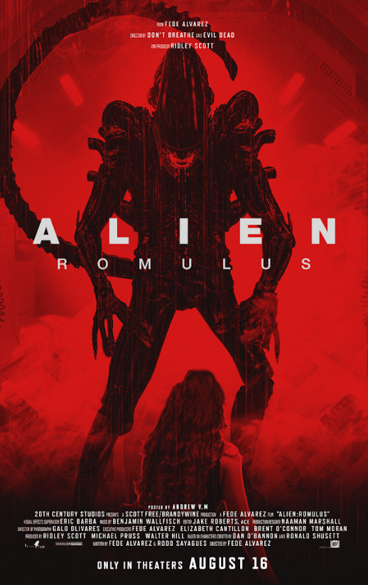 Alien Romulus 2024 Poster 24x36 - Sci-Fi Horror Alien Franchise