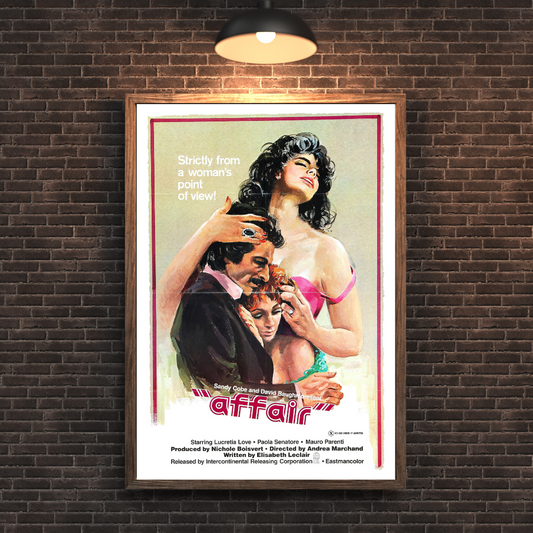 Affair (1974) Movie Poster - Vintage Drama Romance Collectible Art Print - PosterFire.com