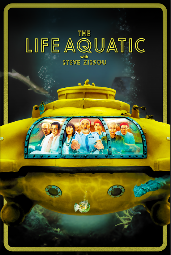 The Life Aquatic with Steve Zissou 2004 Poster 24x36 - Bill Murray Quirky Advent - PosterFire.com