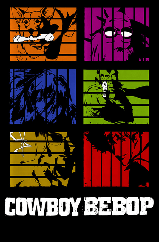 Cowboy Bebop (1998) 24x36 Poster Anime Sci-Fi Classic Retro Artwork - PosterFire.com