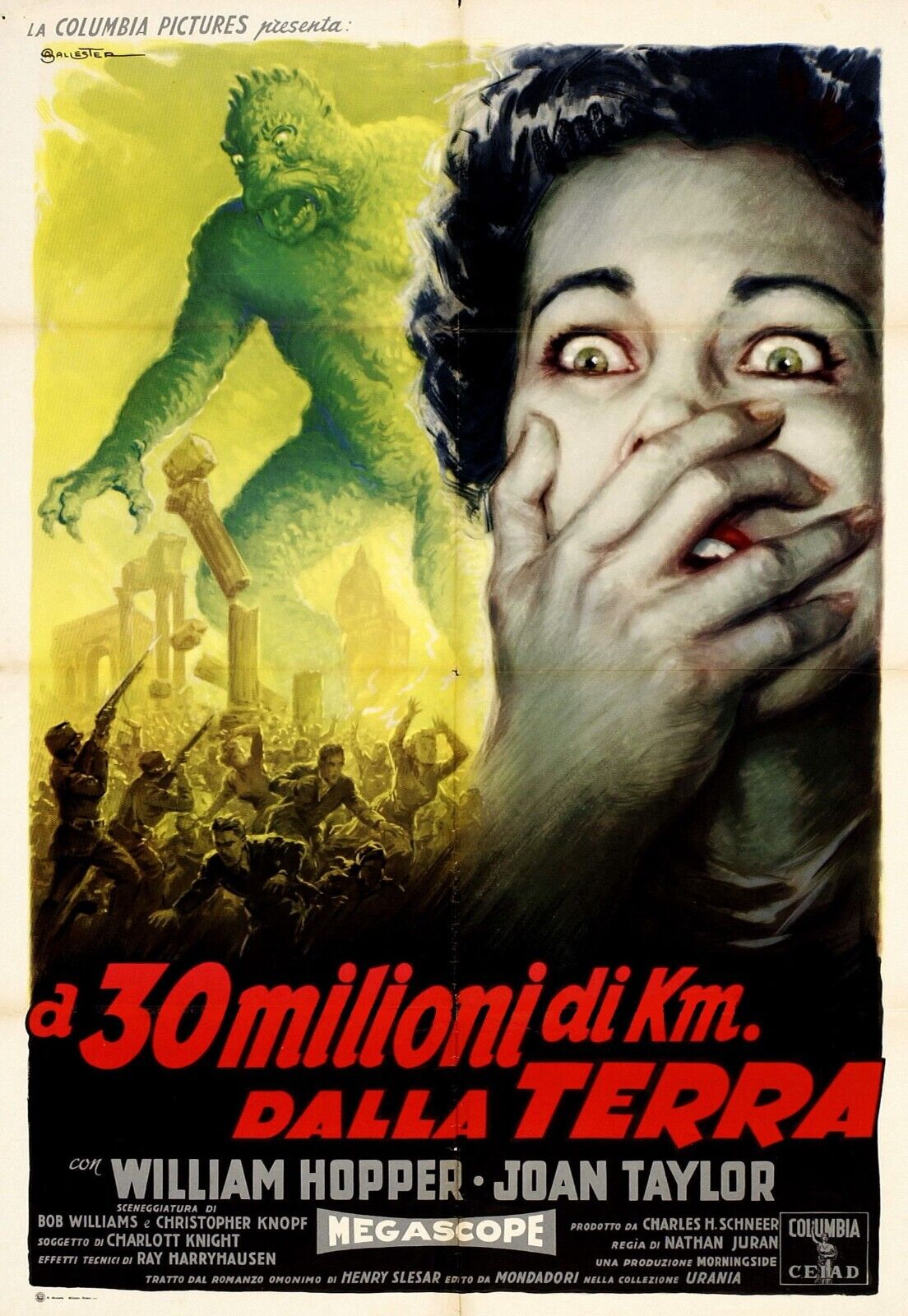 20 Million Miles to Earth 06 Movie Poster - Vintage Sci-Fi Classic Poster - PosterFire.com